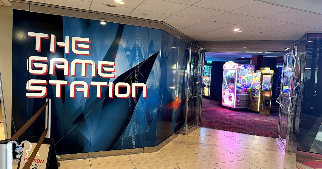 Disney's Contemporary Resort arcade called The Game Station. One of the fun things to do at the resort.