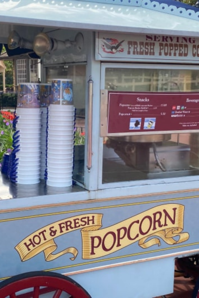 Refillable Popcorn Bucket Cart