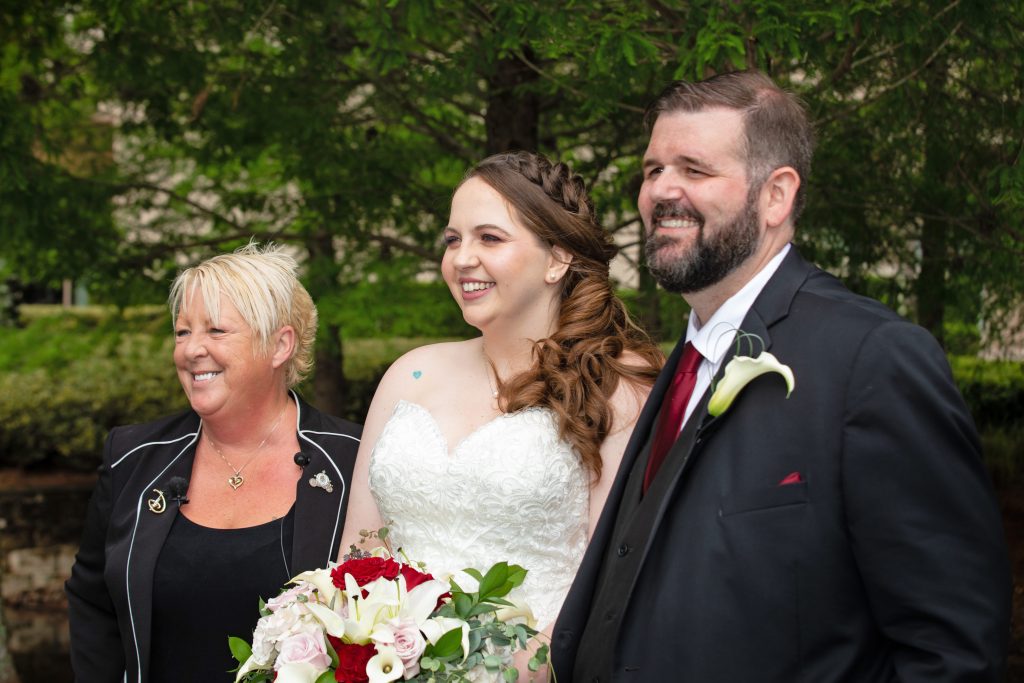 We loved Katherine and are so glad we have these pictures to help us remember our ceremony! (Photo by David and Vicki Photography)