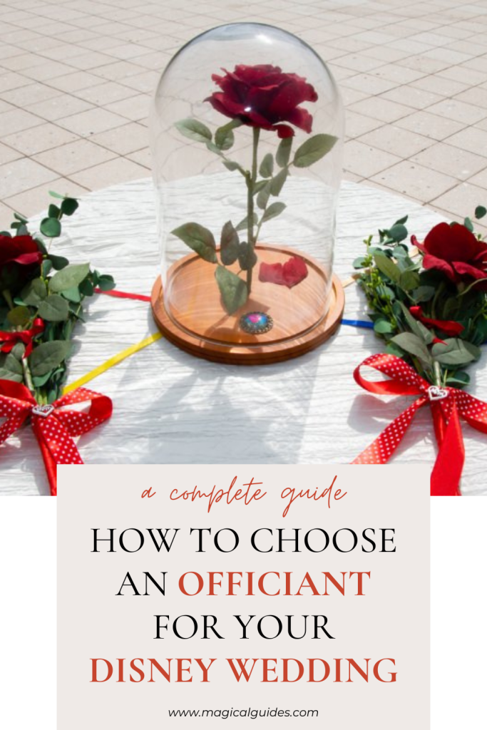 How to choose an officiant for your disney wedding
