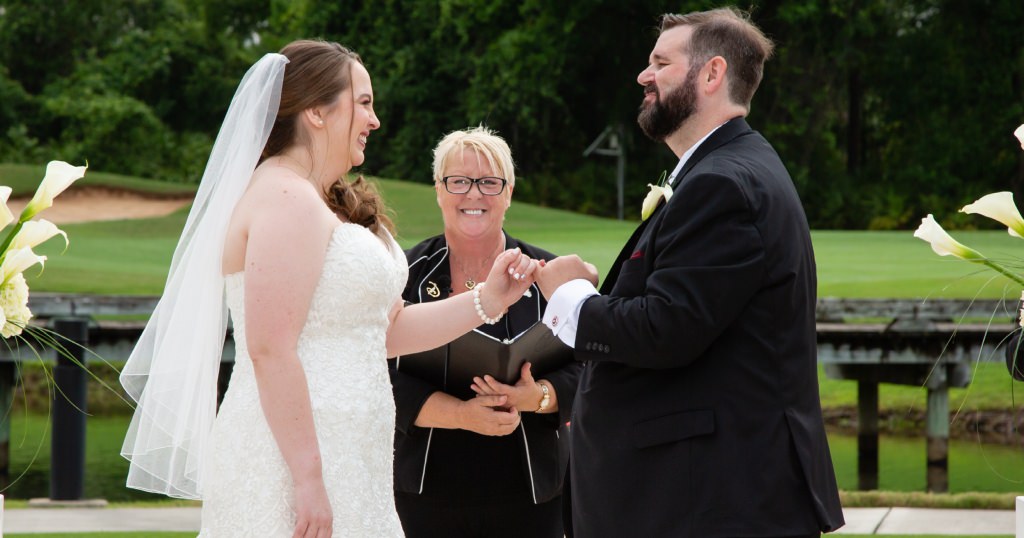 Katherine Imundi presiding over our wedding ceremony at the Waldorf Astoria. This pinky promise was the best addition to our ceremony and our guests loved this little detail!