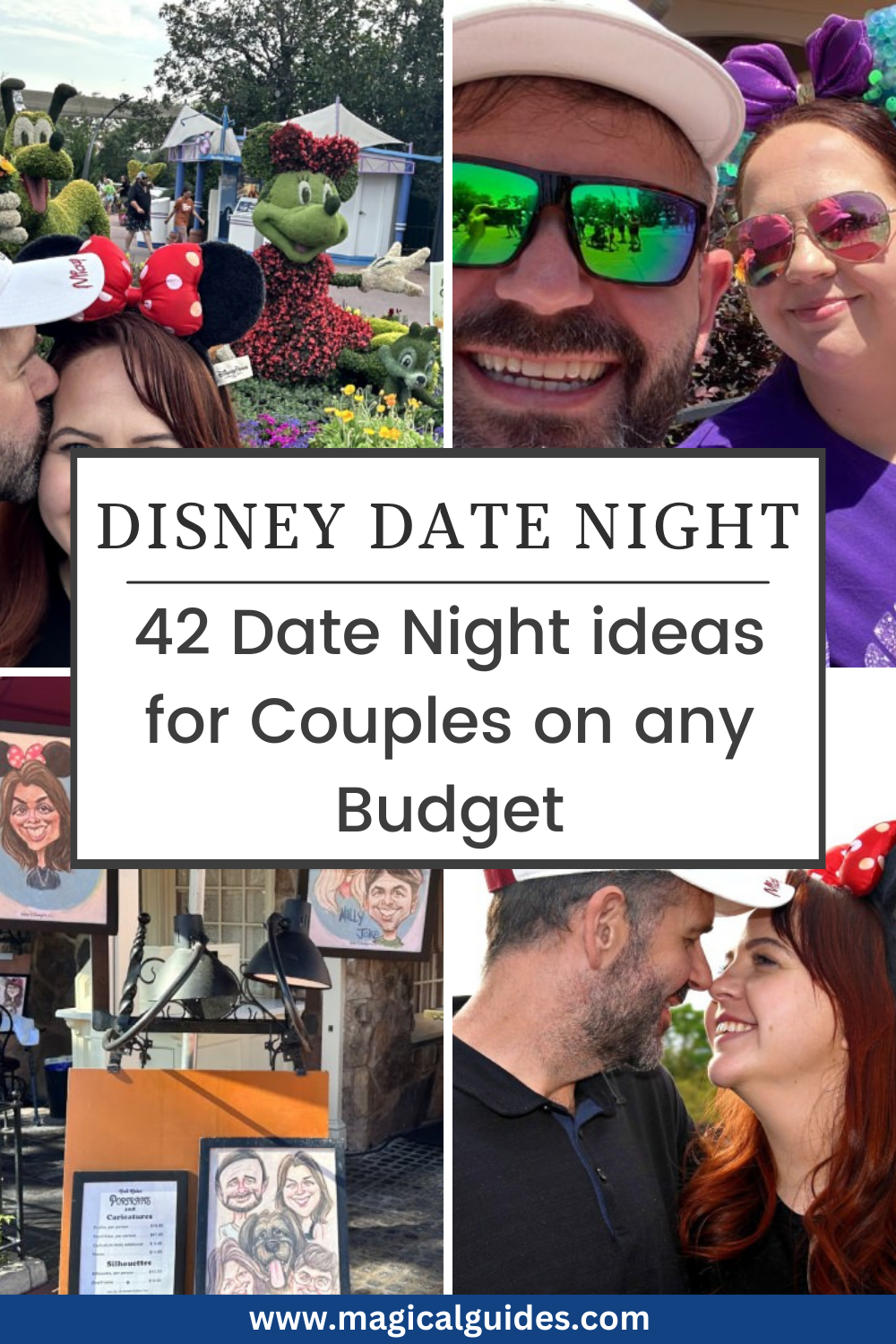 Whether you are having a magical Disney World honeymoon or just enjoying a kid-free date night on your Walt Disney world vacation, we have you covered. Find 42 date night ideas for any budget including some free with your park ticket ideas. Romantic restaurants, rides, bars, and other ideas you may not have thought about. Cute things to do at Disney for couples. Disney for couples. Romantic Disney attractions. Disney for Adults.