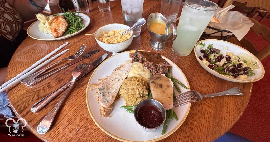 Turkey dinner served at Liberty Tree Tavern, I enjoyed the mashed potatoes the best!