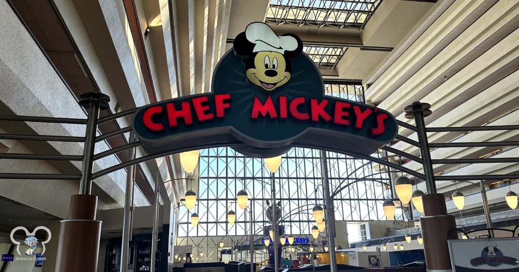 Chef Mickeys at Disney's Contemporary Resort is a very popular character dining experience you will need a dining reservation for. Check out more on the My Disney Experience App.
