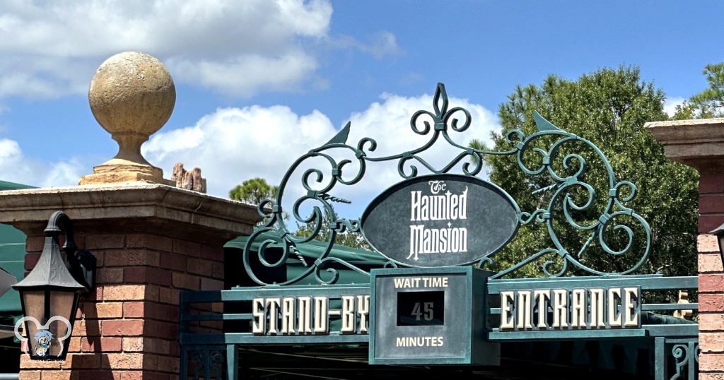 Haunted Mansion Stand-By Entrance. 
