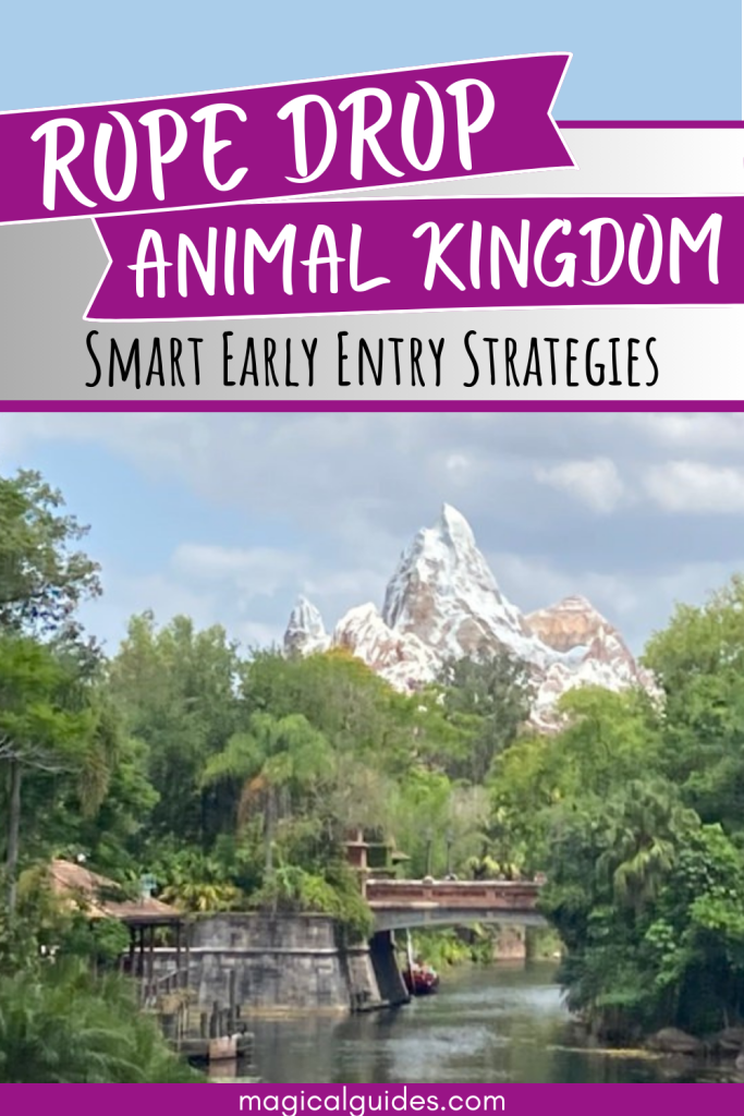 Rope Drop Animal Kingdom Smart Early Entry Strategies
