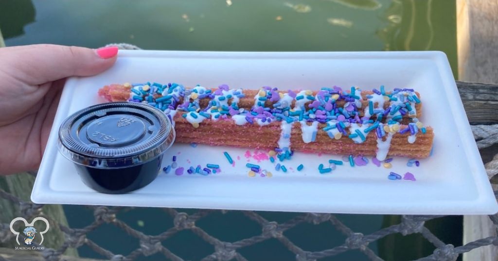 50th Anniversary Churro in Magic Kingdom. (Photo by Bayley Clark for Magical Guides)