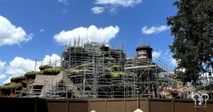 Ride progress for Tiana's Bayou Adventure