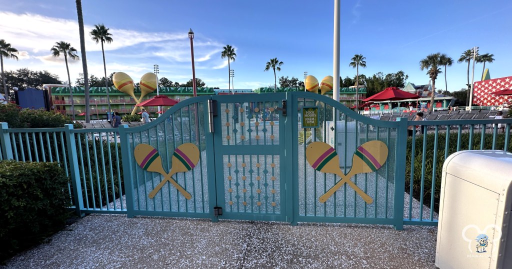 Calypso pool entrance