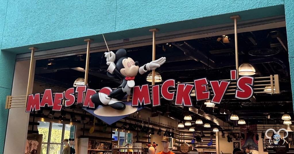 All Star Music Resort's gift shop Maestro Mickey.