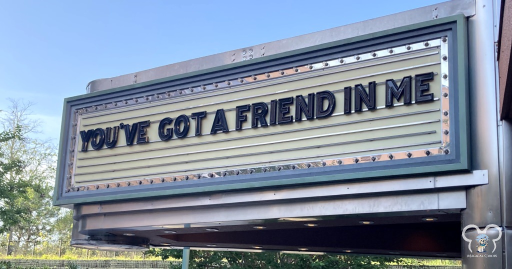 Disney's Hollywood Studios sign, you've got a friend in me.